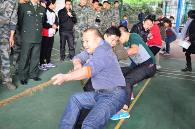 广州圣丹福医院获沙东拔河比赛第四名