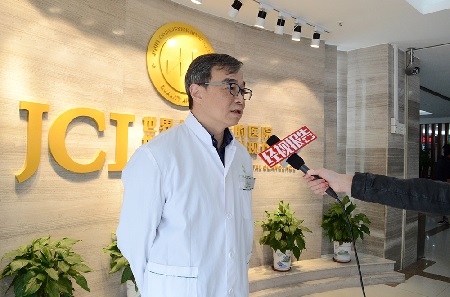 广州圣丹福医院陈兵副院长就H7N9预防接受电视台采访