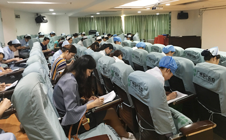 广州圣丹福医院组织全院“护理三基”理论考试